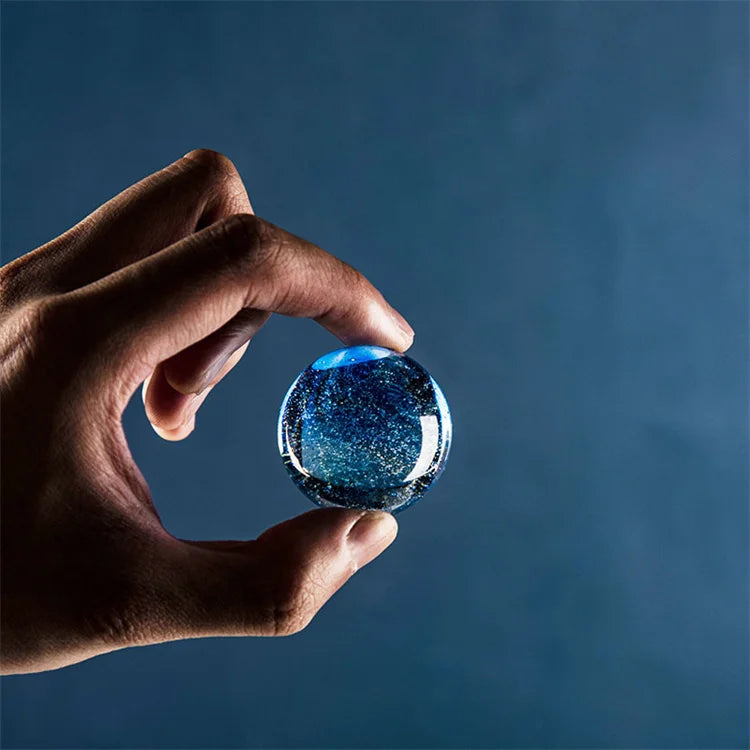 Round Display Pedestal Led Night Lights Display Base Crystal Wooden Light 3d Crystal Ball for Glass Acrylic Resin Art Gift