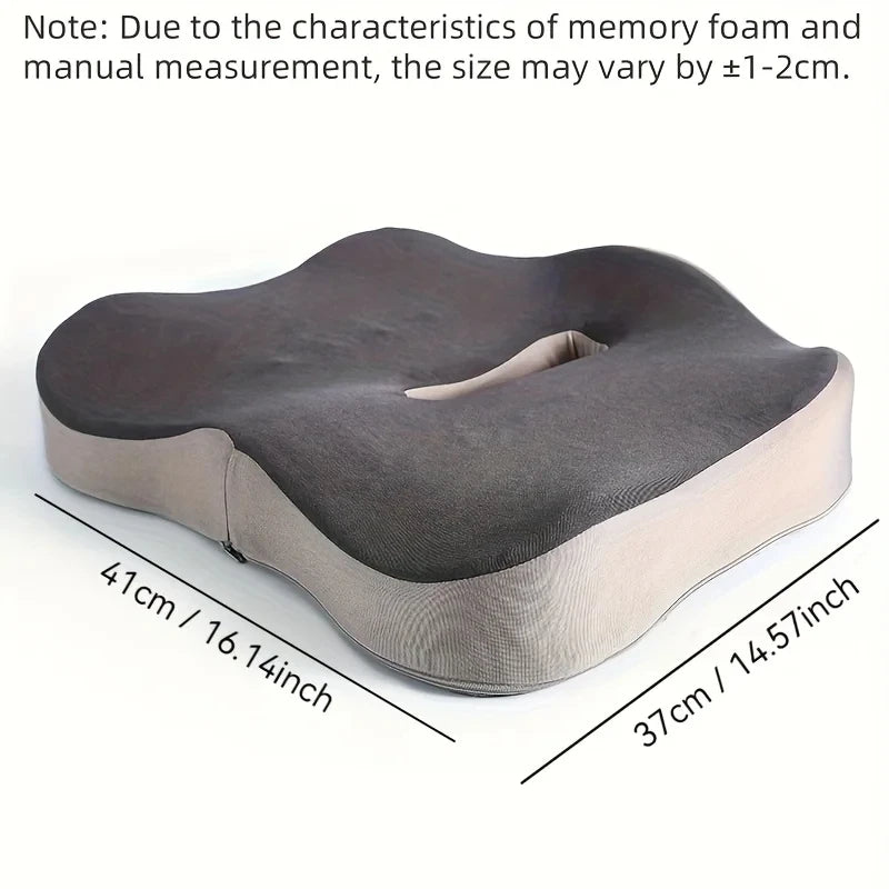 Memory foam seat cushion