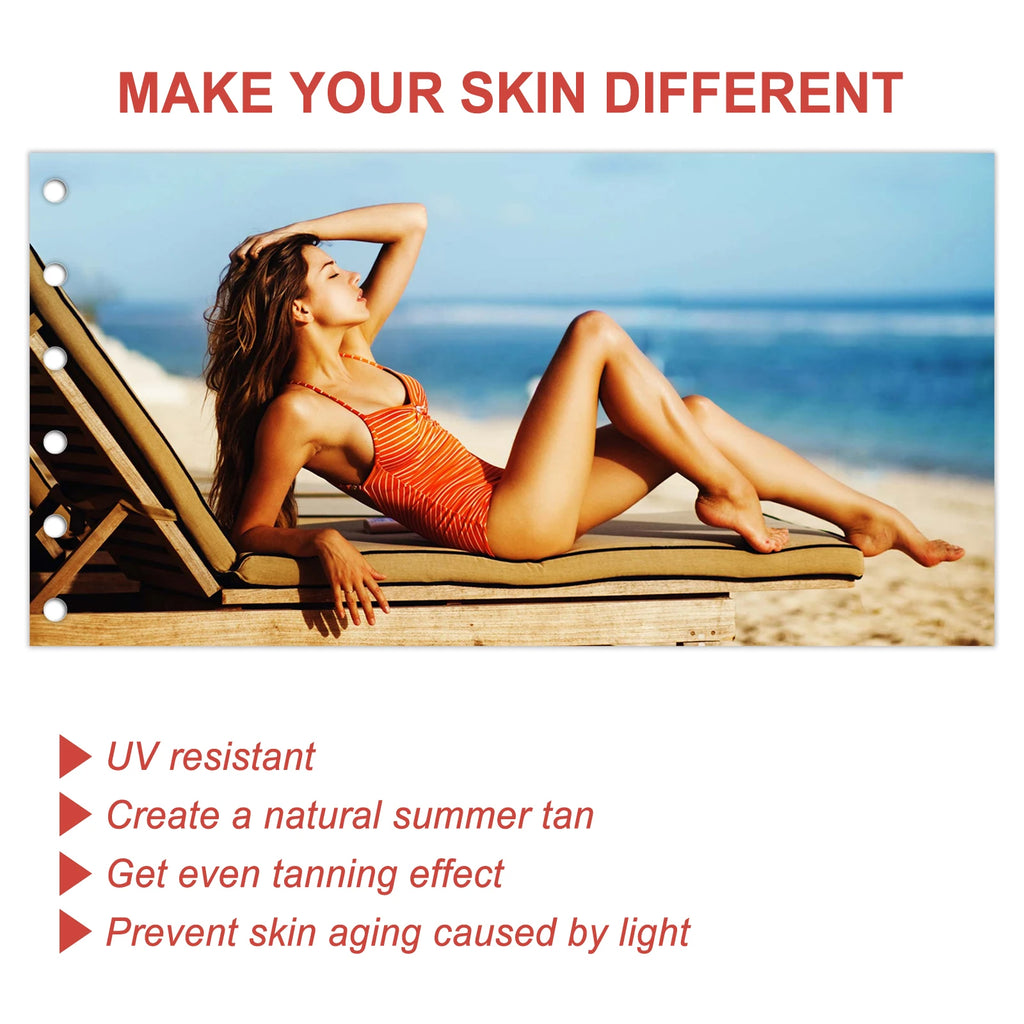 Summer Self-Tanning Mousse for Body - Natural Looking Golden Glow, Hydrating with Glycerin & Vitamin C, Quick-Dry, Plant Extract