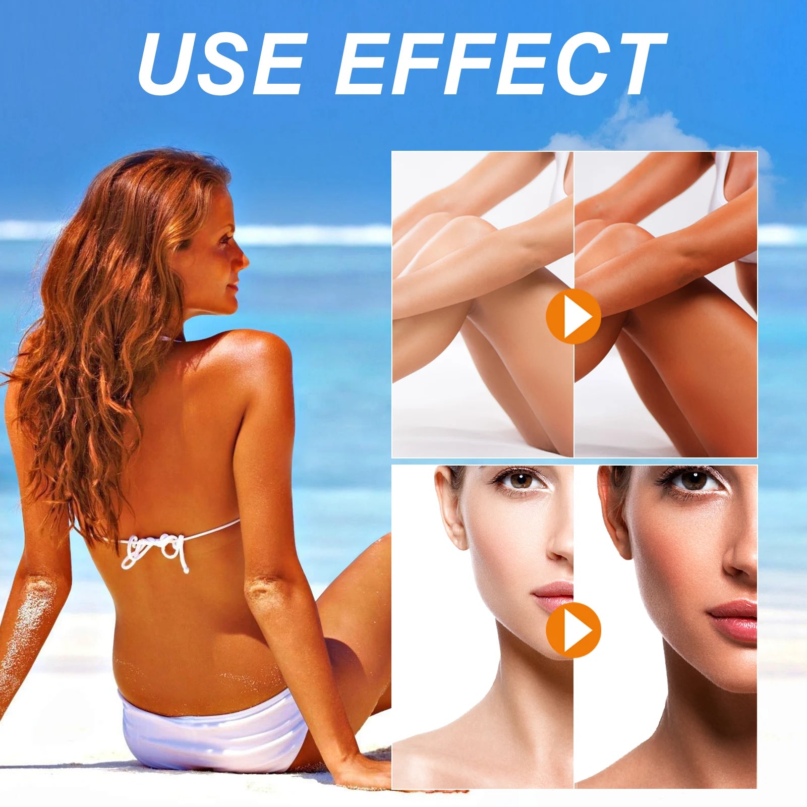 Summer Self-Tanning Mousse for Body - Natural Looking Golden Glow, Hydrating with Glycerin & Vitamin C, Quick-Dry, Plant Extract
